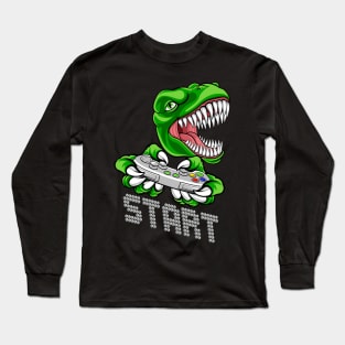 Gaming Dino Long Sleeve T-Shirt